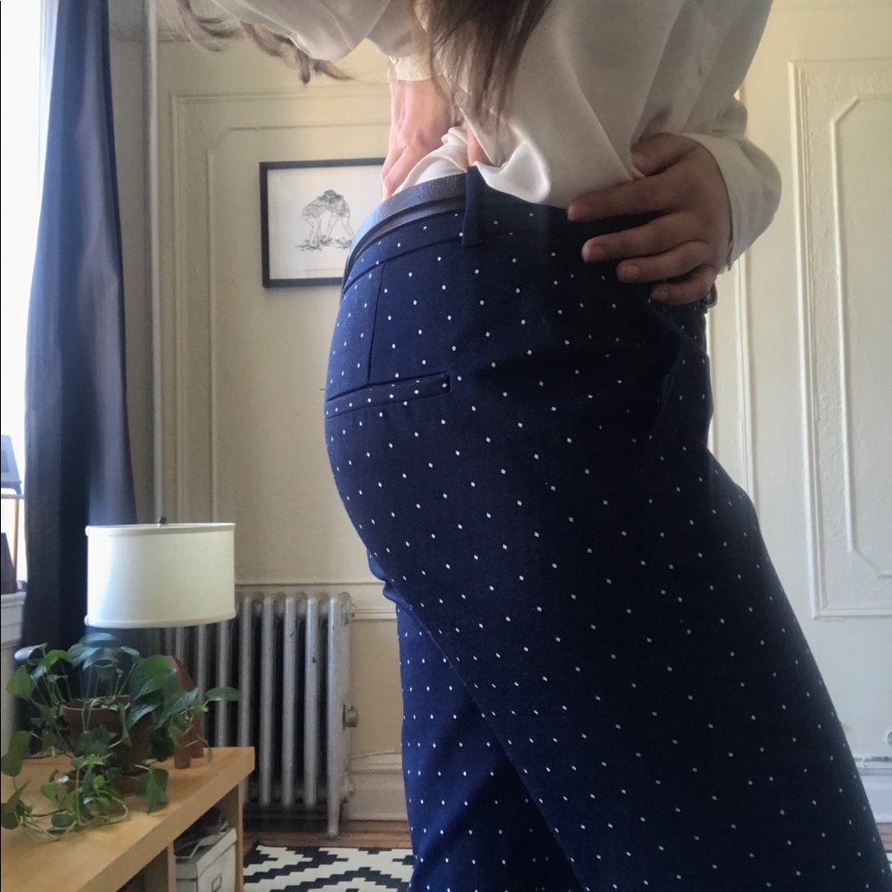 Relaxed Fit, Diamond Patterned Slacks